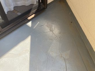 ベランダ防水工事 K様邸　ひたちなか市
